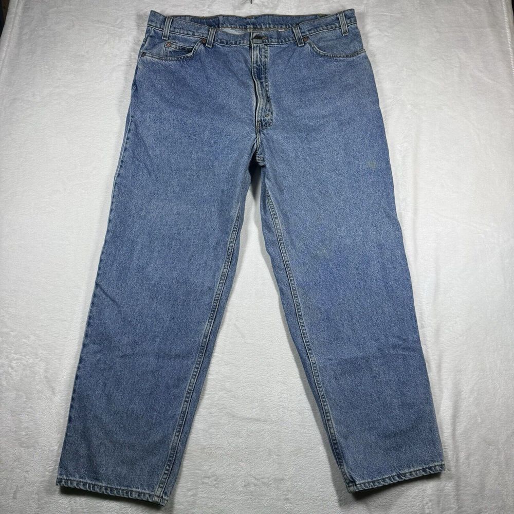 Vintage Levis White Tab Mens 601 Loose Fit‎ 42X30 (40x29) Y2K Baggy Skater